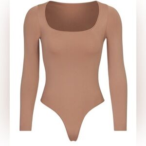 SKIMS Long Sleeve Scoop Neck Bodysuit